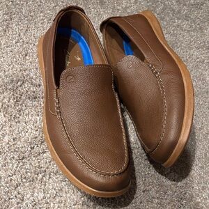 Clark’s Brown Leather Loafers Size 10 men’s